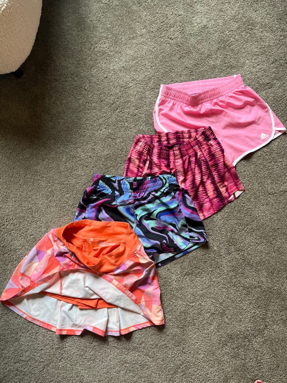 Bundle of 4 athletic shorts- girls 14/XL